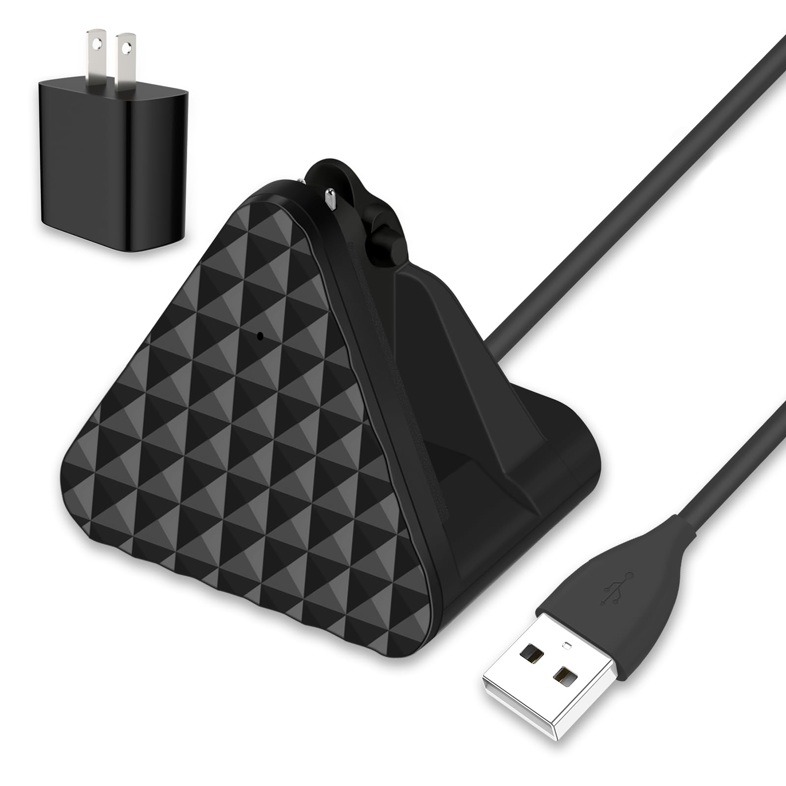 Photo 1 of Smart Glasses Charging Stand Dock Compatible with Ray-Ban Meta Wayfarer, Headliner, Skyler, Renewed, Oakley Meta HSTN, Portable Smart Glasses Charger Dock with Charging Adapter (Black)