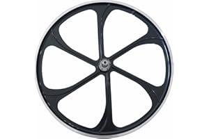 CDHPOWER 26" Bicycle Rear Mag Wheel 135mm for Rotary Freewheel,Aluminum Alloy Black Rear Bike Rim