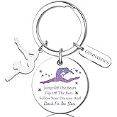 OWIGIU Gymnastics Gifts for Girls 10-12 Gymnast Keychain Gymnastics Coach Gifts Gymnastic Stuff Accessories for Girls Gymnastic Birthday Party Decorations Christmas Gift Ideas for Teen Girl Her