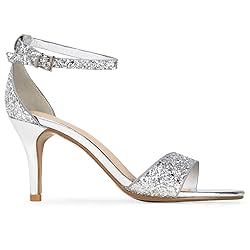 J. Adams Dove Ankle Strap Womens Heels, Stiletto