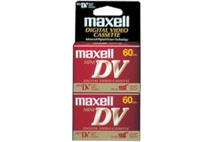 MAXELL 298012 Mini Digital Video Tapes (60 min, 2 pk) (298012)