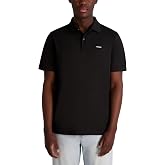 KARL LAGERFELD Men's Basic Collared Short Sleeve Polo
