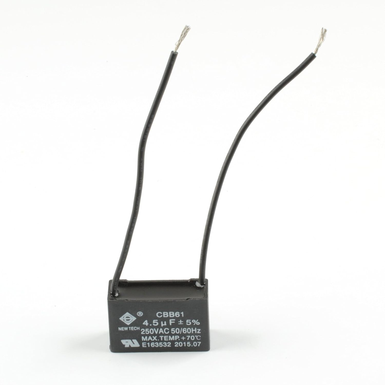 NEWTECH Ceiling Fan Capacitor 2 Wire 4.5uf Home Improvement