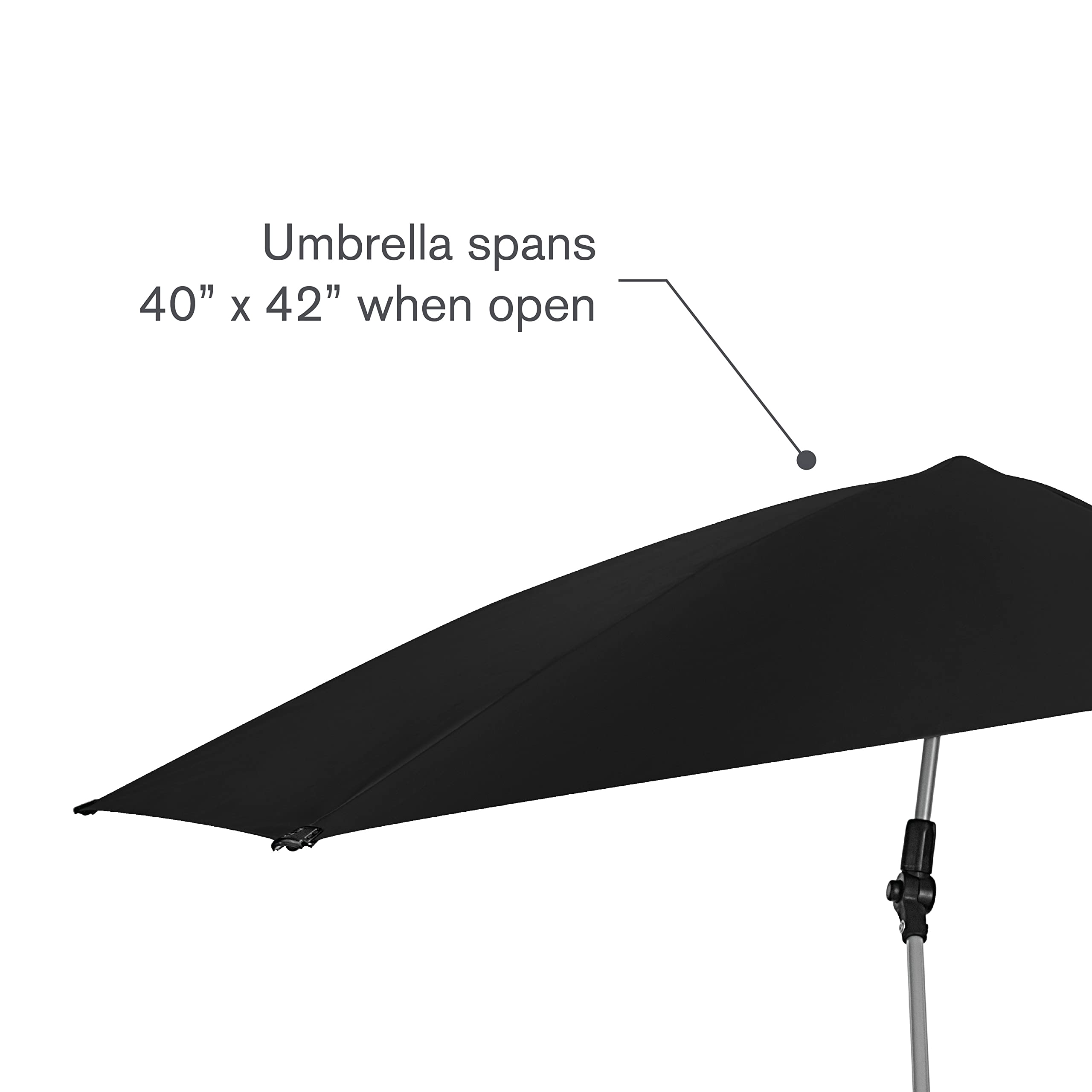 SportBrella VersaBrella SPF 50+ Adjustable Umbrella with Universal