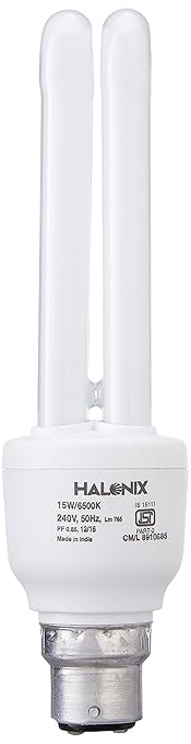 Halonix Super Saver Base B22 15-Watt CFL (Cool Day Light)