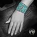 $80 Tag Certified Authentic Navajo Native American Natural Genuine Turquoise Adjustable WRAP Bracelet