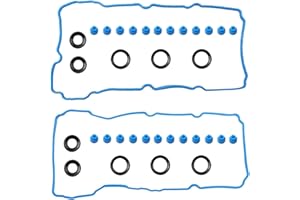 DTOMI Valve Cover Gasket Set Compatible with Ford Lincoln Vehicle Edge Explorer F150 F-150 2011-2020, Transit 150 250 350, MKS MKT MKX MKZ 2015-2017 3.5L 3.7L V6 Replaces# VS 50814 R, VS50814R, VS50722