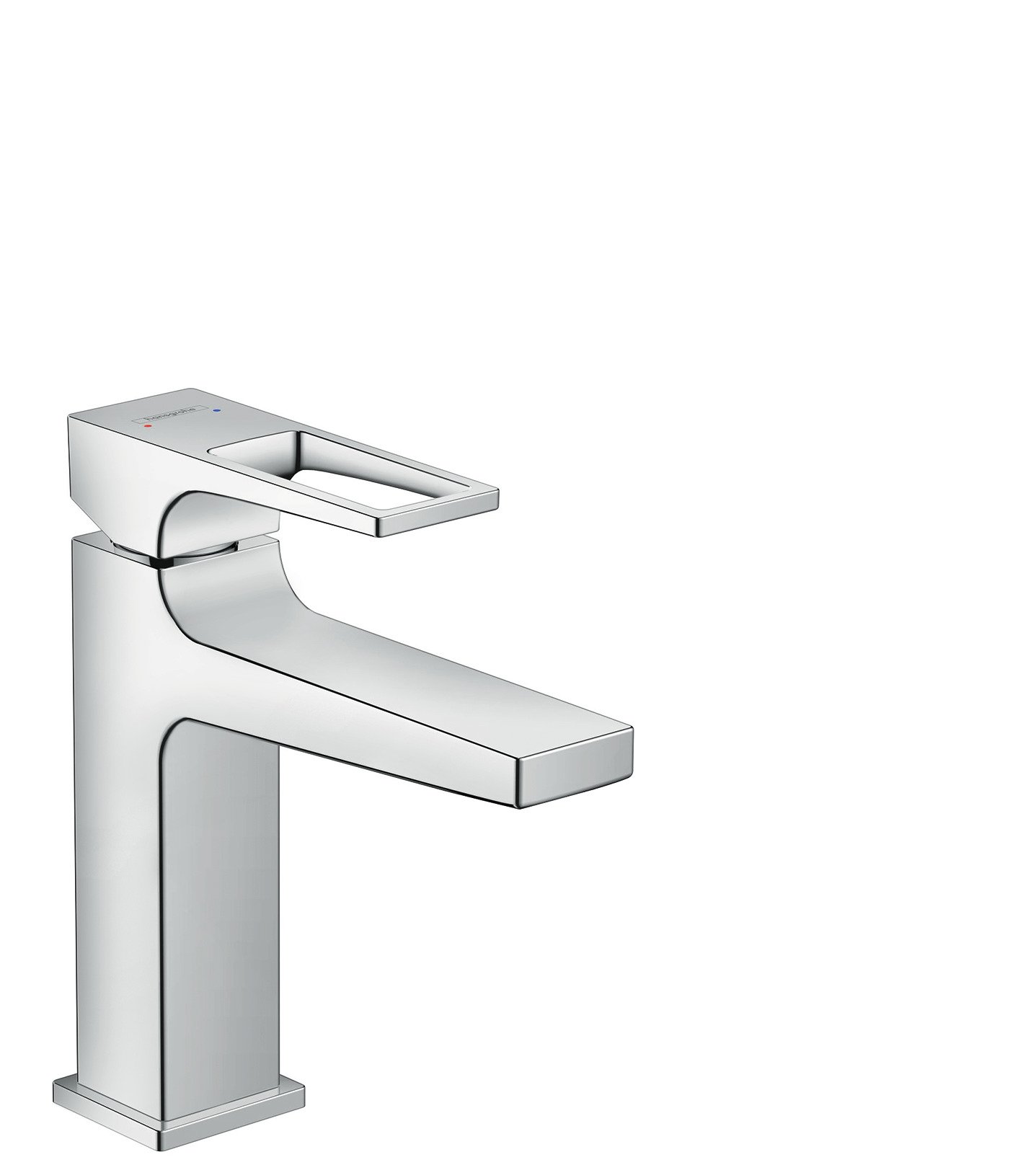 hansgrohe Metropol Basin Tap 110 with Loop Handle, Pop-Up Waste, chrome — image 1