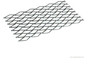 WOODEZE 12" Steel Ember Retainer for Fireplace Grates - Keeps Embers in Place for Efficient Burning - Durable Fire Accessory for Maintaining a Bright and Cozy Fire - Easy to Use and Compatible