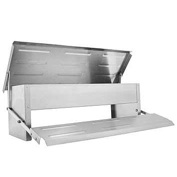 Phenixga Mangeoire à Pédales Pour Volailles Capaité De 11lbs