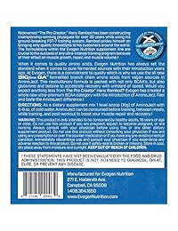 evogen aminoject | BCAA, glutamina, & citrulline Powder | Azul de frambuesa | 30 porciones