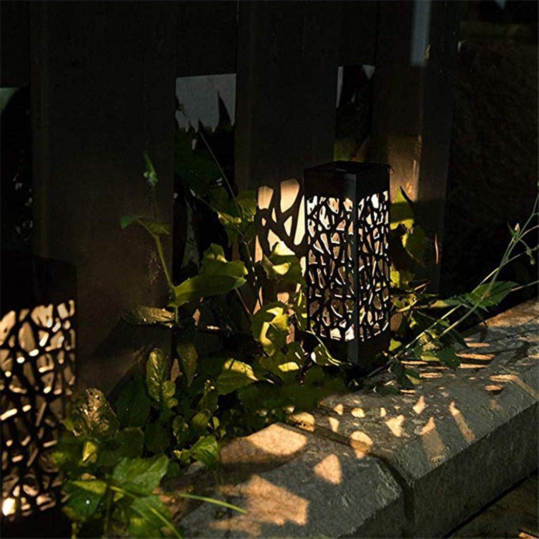 bommon Hohl Solar Lawn Lights Outdoor wasserdichte LED Einbauleuchte für Yard Path Path Lights