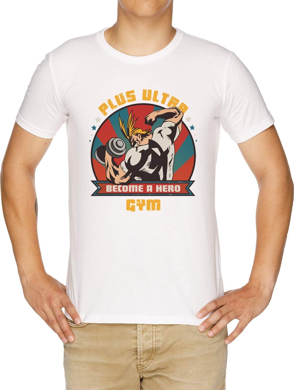 Plus Ultra Gym - Boku No Hero Academia Men's T-Shirt White