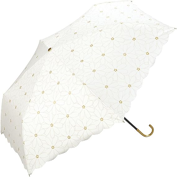 Amazon Co Jp ワールドパーティー Wpc 日傘 折りたたみ傘 オフホワイト 白 50cm レディース 傘袋付き 遮光マーガレットレース ミニ 801 278 Ofマーガレットレース 白50cm 親骨 服 ファッション小物