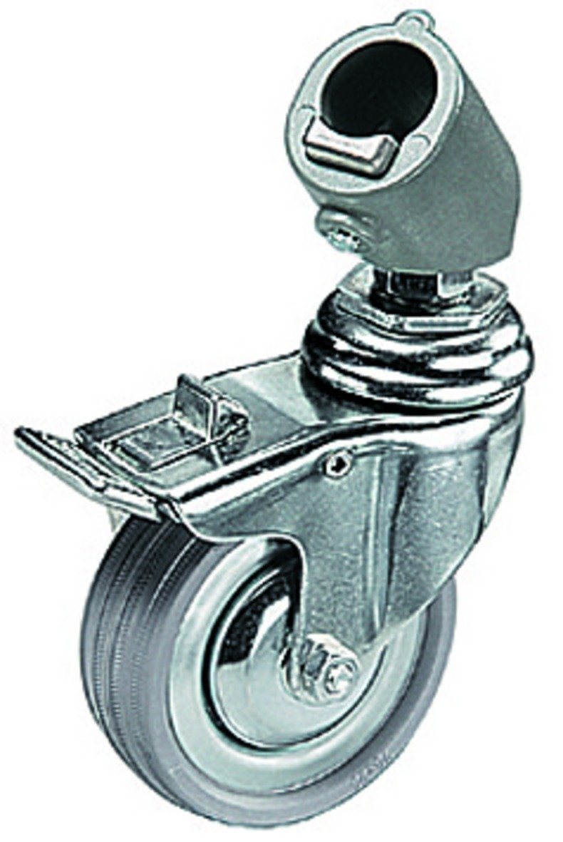 Manfrotto 75mm Wheel with Brakes and Adapter for Legs (Pack of 3)