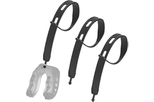 LUAATT LUAAT 3 Pack Tether for Mouth Guard Only,Universal Mouth Guard Replacement Strap for Football, Boxing, Taekwondo, Hockey, Basketball, Lacrosse, Rugby Matches Helmet