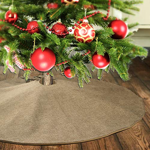 PartyBus Burlap Chirstmas Tree Skirt 48'' - Thumbnail 5