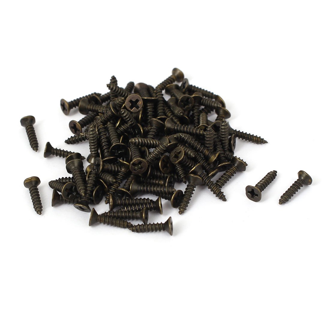 Sourcingmap Phillips Countersunk Flat Head Self Tapping Screw M2x10mm 100pcs