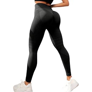 biqikav Women Anti Cellulite Leggings Celsior 3D Compression Yoga Pants | High Waisted Tights, Workout Gym Pants, Tummy Contr