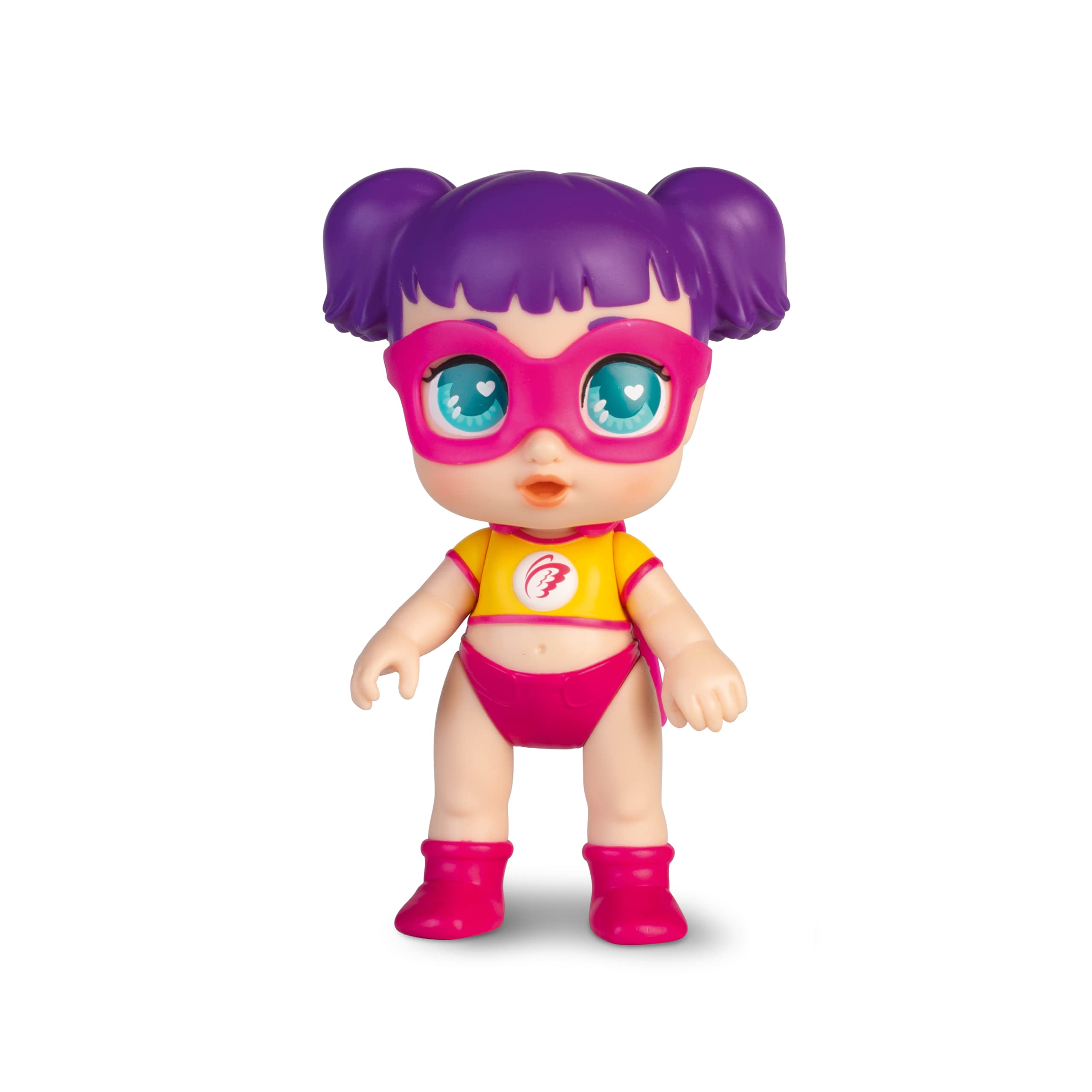 Super Cute Mini Doll - Sisi, 12cm articulated doll with Superhero outfit, doll & accessories, dolls suitable for ages 4 years and older