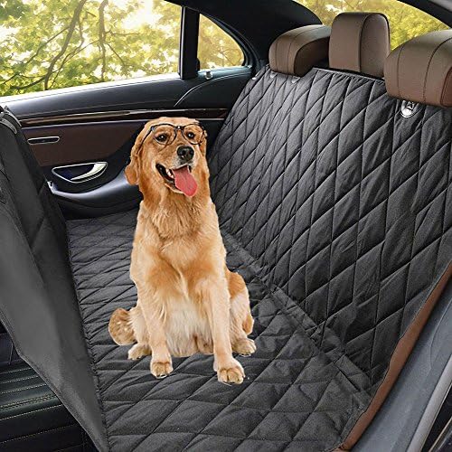 TINDERALA Dog Seat Cover Car Seat Cover for Pets Pet Seat Cover Hammock 600D Heavy Duty Waterproof Scratch Proof Nonslip Durable Soft Pet Back Seat Covers for Cars Trucks and SUVs (B)