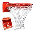 ProSlam Professional 180º Heavy Duty Breakaway Basketball Rim，18 inch Flex Rim Goal Replacement Fits 5"x5", 5"x4", 4"x3"，5"x3" Hole Pattern Backboard