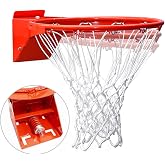ProSlam Professional 180&ordm; Heavy Duty Breakaway Basketball Rim，18 inch Flex Rim Goal Replacement Fits 5"x5", 5"x4", 4"x3"，5"x3" Hole Pattern Backboard