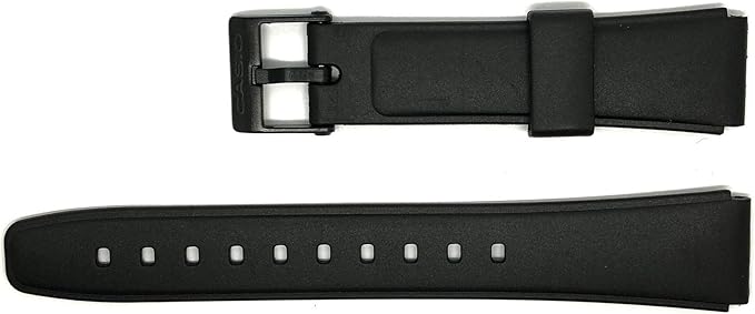casio plastic watch strap