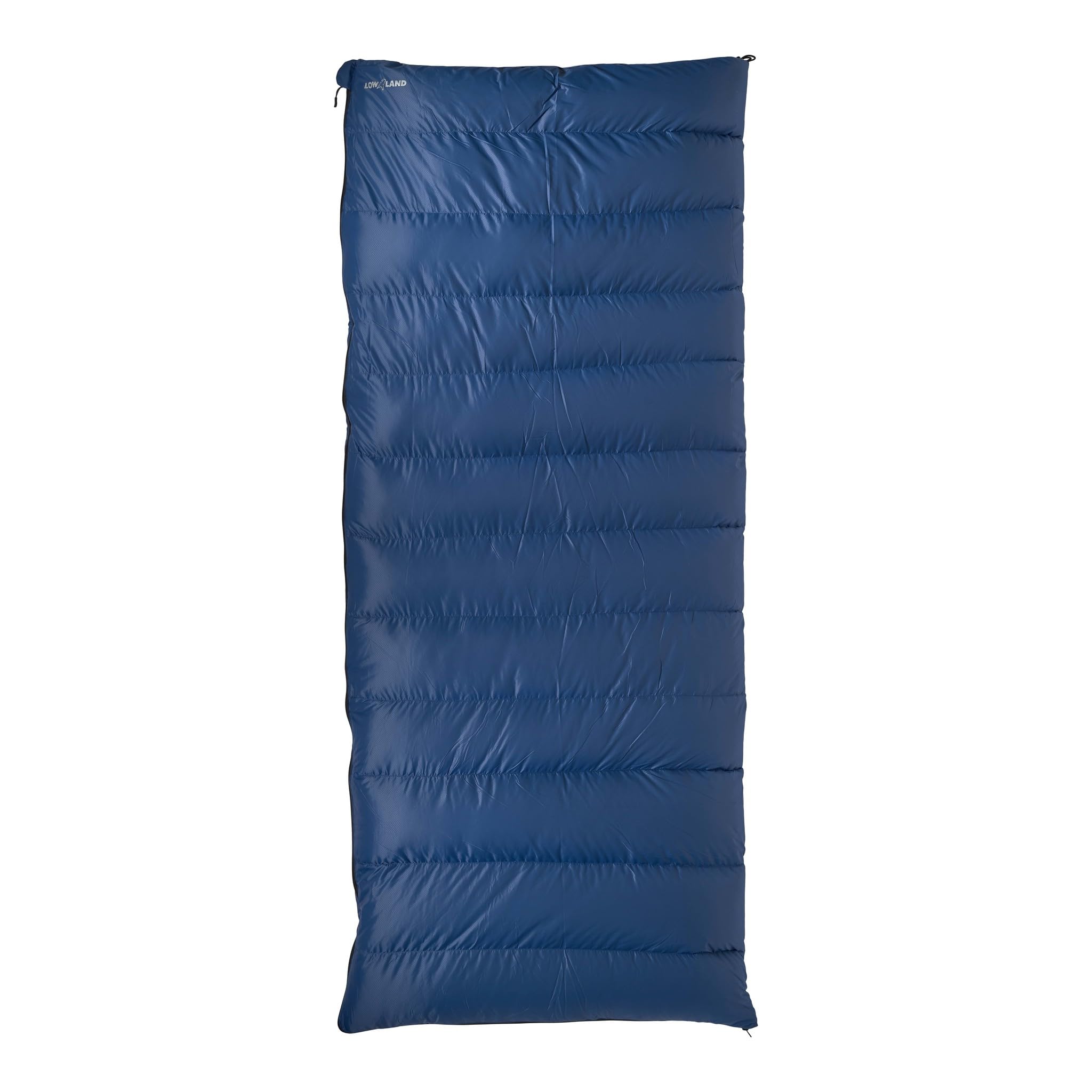 LOWLAND OUTDOOR Companion NC Extra Wide Down Sleeping Bag, Blue, 220 x 200 cm