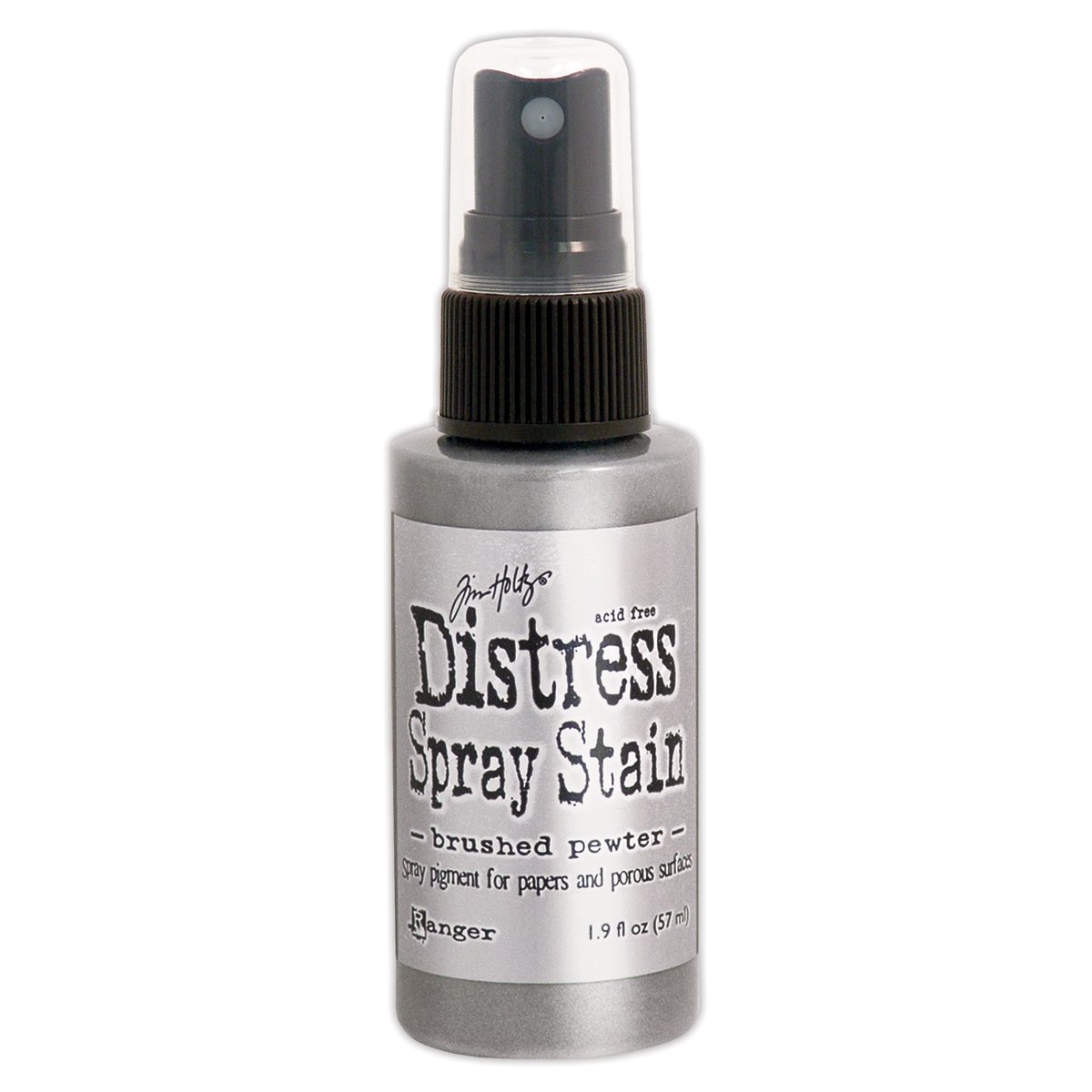 Ranger Distress Spray Stain 1.9oz-Brushed Pewter,