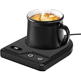 Mug Warmer,Coffee Mug Warmer with 3 Adjustable Temperature Settings,Coffee Warmer with 2-12H Auto Shutoff Functions,Easy to Clean Mug Heater for Desk,Grandma Gifts for Mothers Day