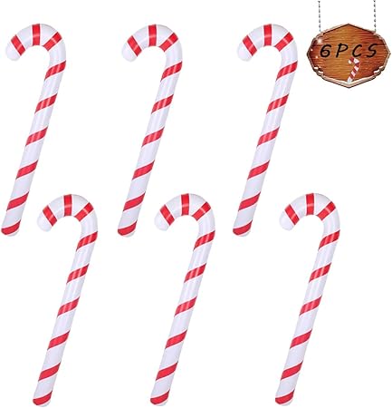 Amazon Com Tetor Inflatable Candy Canes For Christmas Decorations
