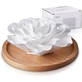 Passive Essential Oil Diffuser,Aromatherapy Passive Mini Ceramic Essential Oil Small Diffuser for Desk Office Home Gift (Roses)