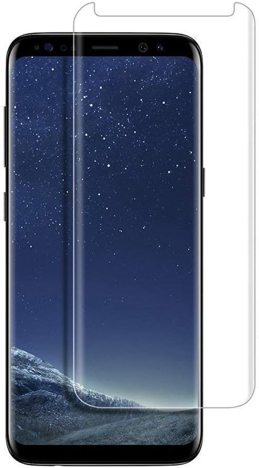 Galaxy S8 Screen Protector Glass, Full Cover (3D Curved) Tempered Glass Screen Protector for Samsung Galaxy S8 (Transparent)