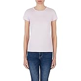 Armani Exchange Womens Password Print Crewneck Slim Fit Tee