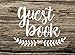 Guest Book: Rustic Chic Guest Book for Weddings & More (150 Lined Pages) primary