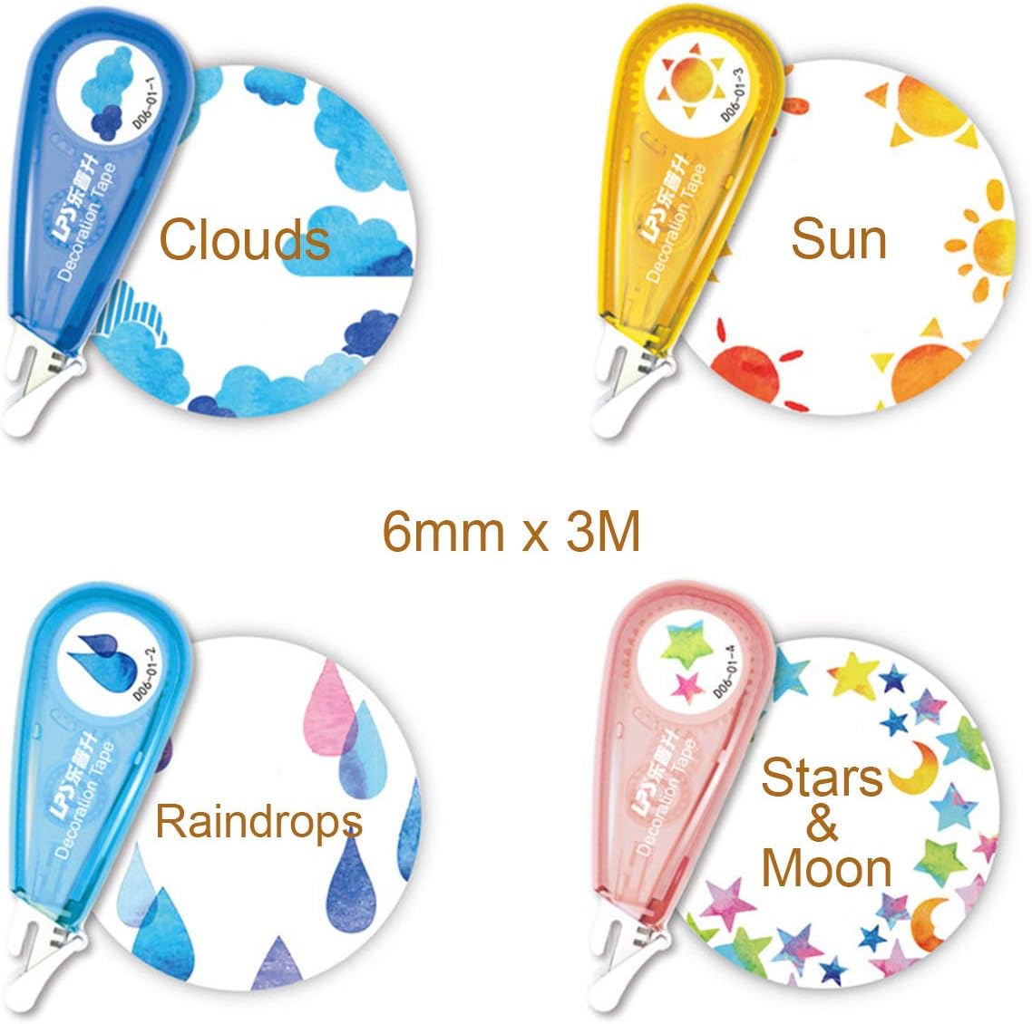 AllyDrew Sticker Machine Pens, Weather & Constellations