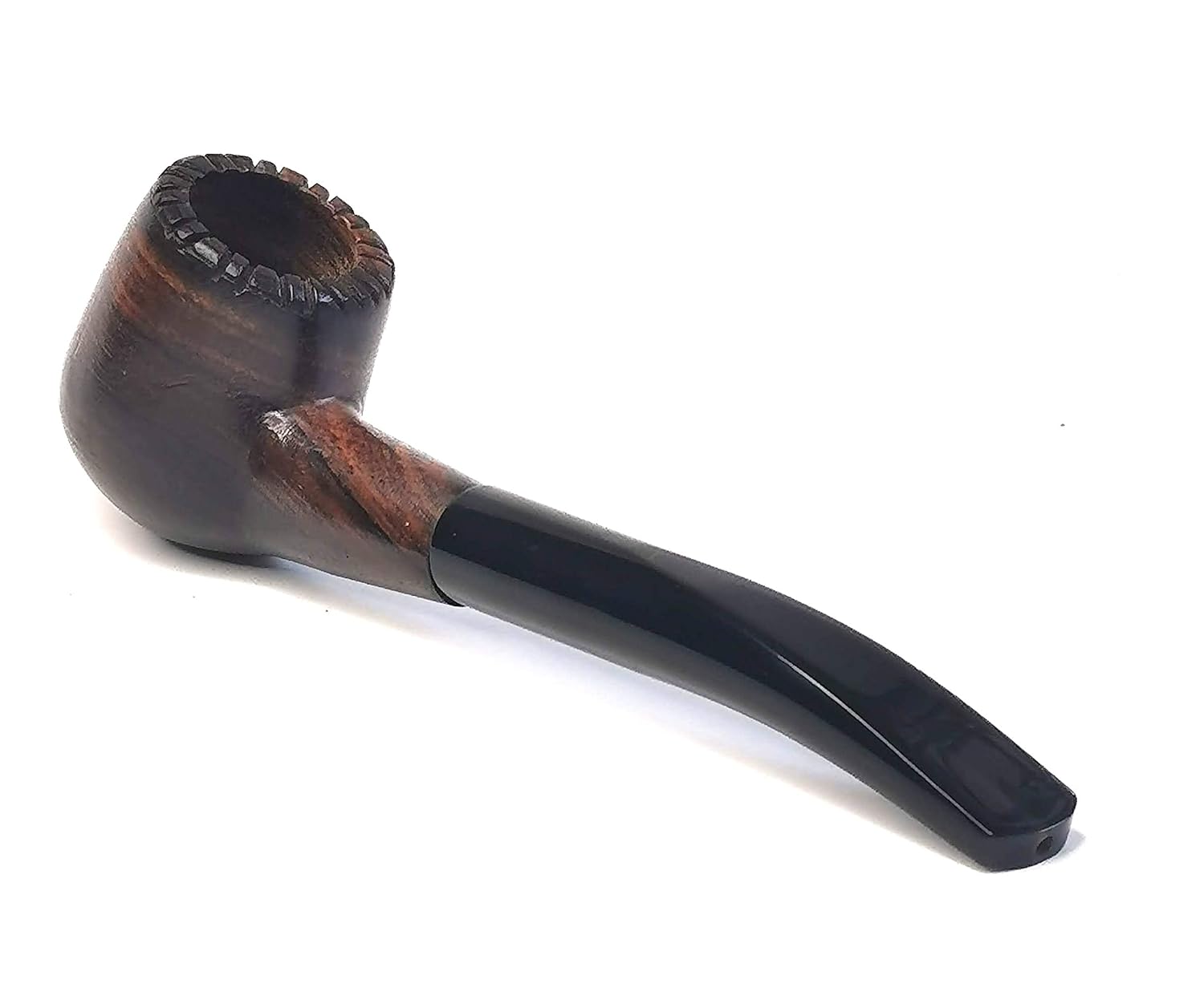 Buy Leafglass Mahogany Oak Wood Pipe Rockys Original Wooden Pipe 2021