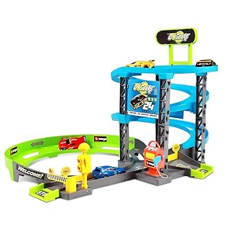 Bburago Go Gears Super Service Station, Multi Color