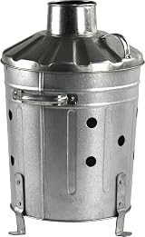 Sterling Ventures 15L Mini Galvanised Incinerator Fire Bin Garden Waste view 1