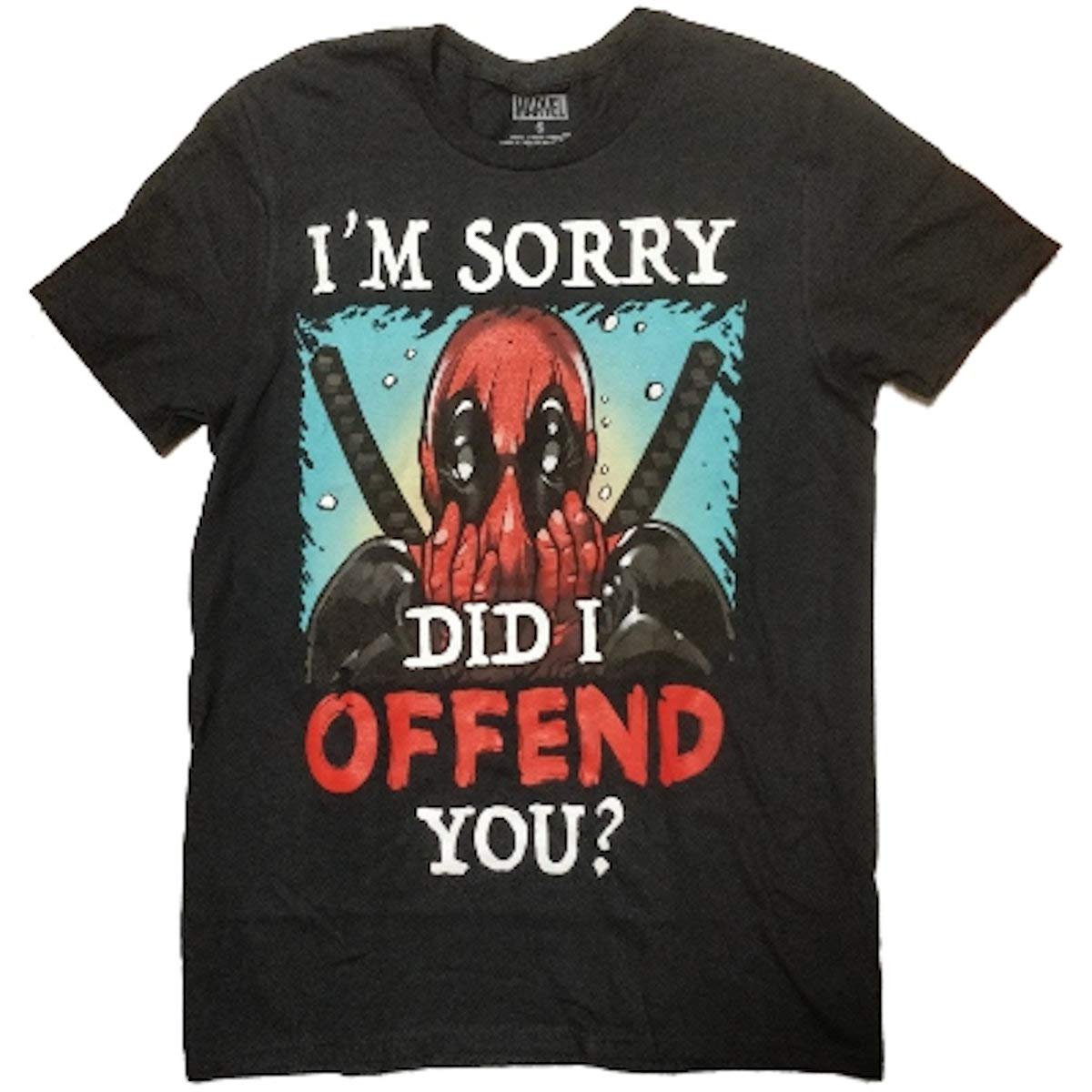 Marvel Deadpool Im Sorry Did I Offend You Mens Tee Shirt - 