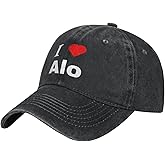 I Love Alo Baseball Cap for Women Men Hat Adjustable Trucker Dad Hats Vintage Cotton