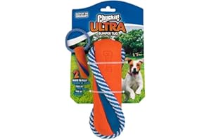 Chuckit! Ultra Bumper Tug Dog Toy,Orange,Medium