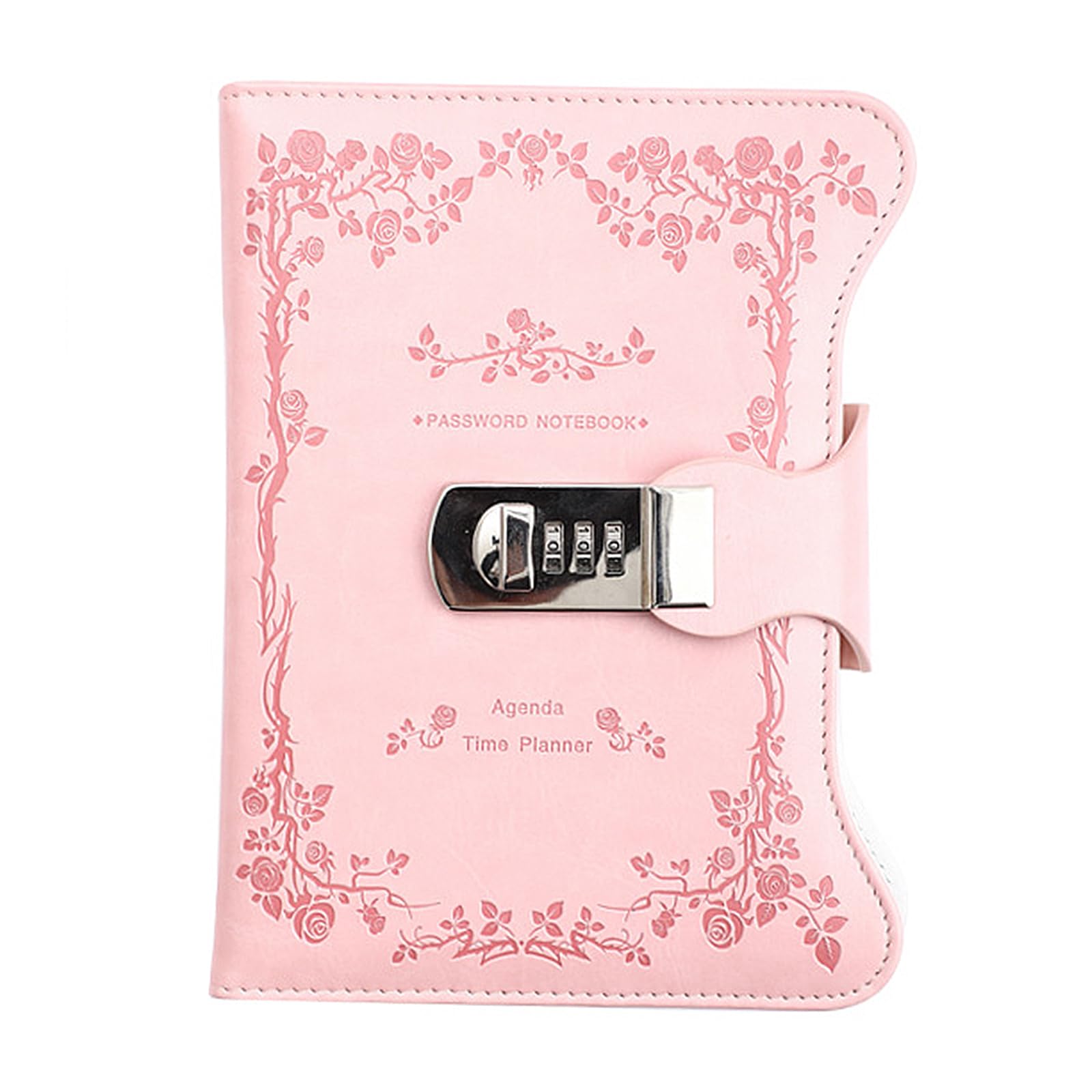 YEKUYEKU Lockable Diary, Combination Locked Journal, Lockable Notebook, Notebook with Lock, Personal Diary, Writing Journals Stationery for Girls Boys Women