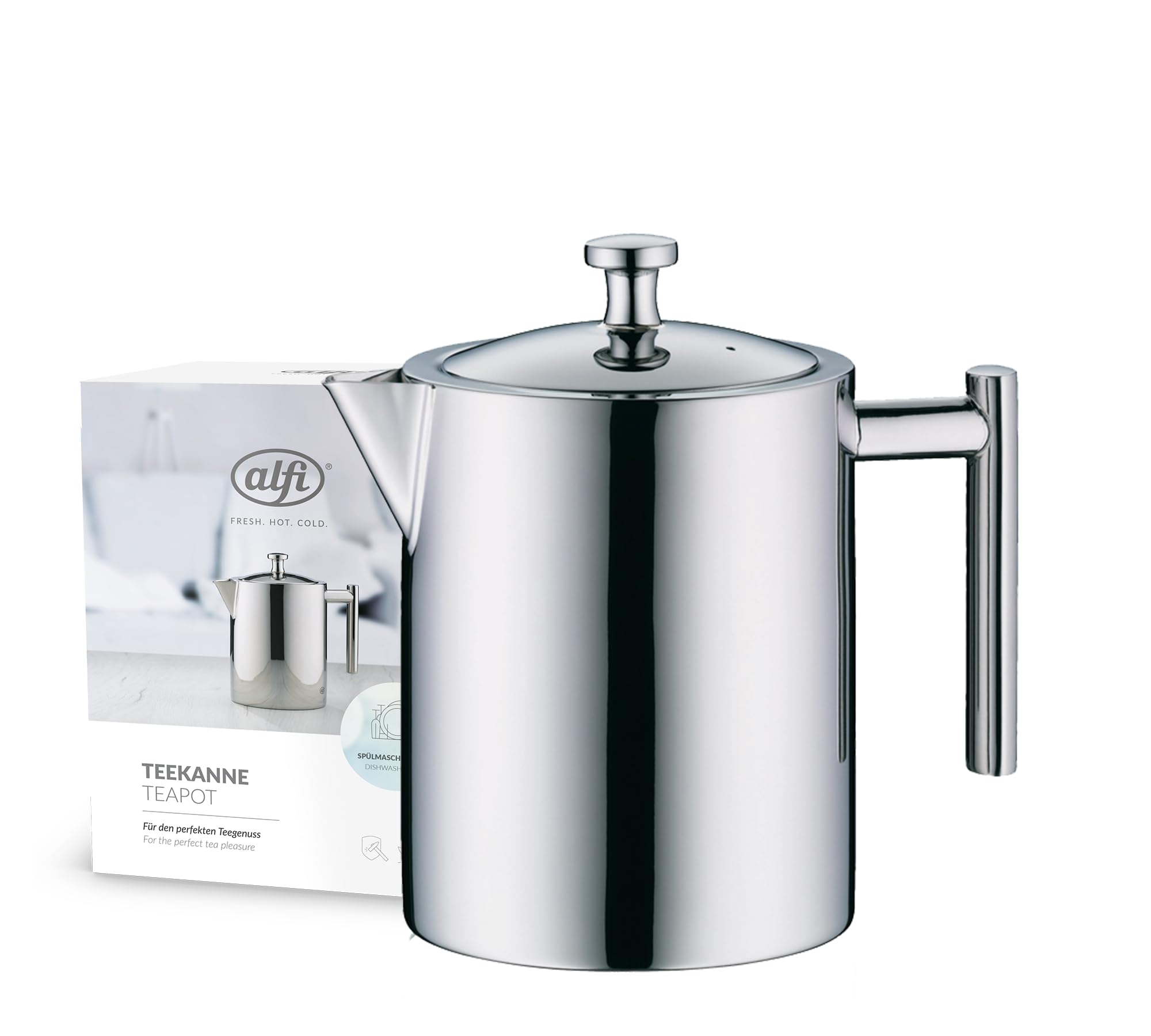 Alfi 2109000140 Tea Pot 1.4 L Polished Stainless Steel