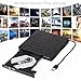 TJ8 External CD Drive-USB 3.0 Portable Slim CD DVD +/-RW Drive Writer/Rewriter/Burner,High Speed Date Transfer for WIN7/8/10/Linux/Mac OS Macbook Laptop Desktop Notebook