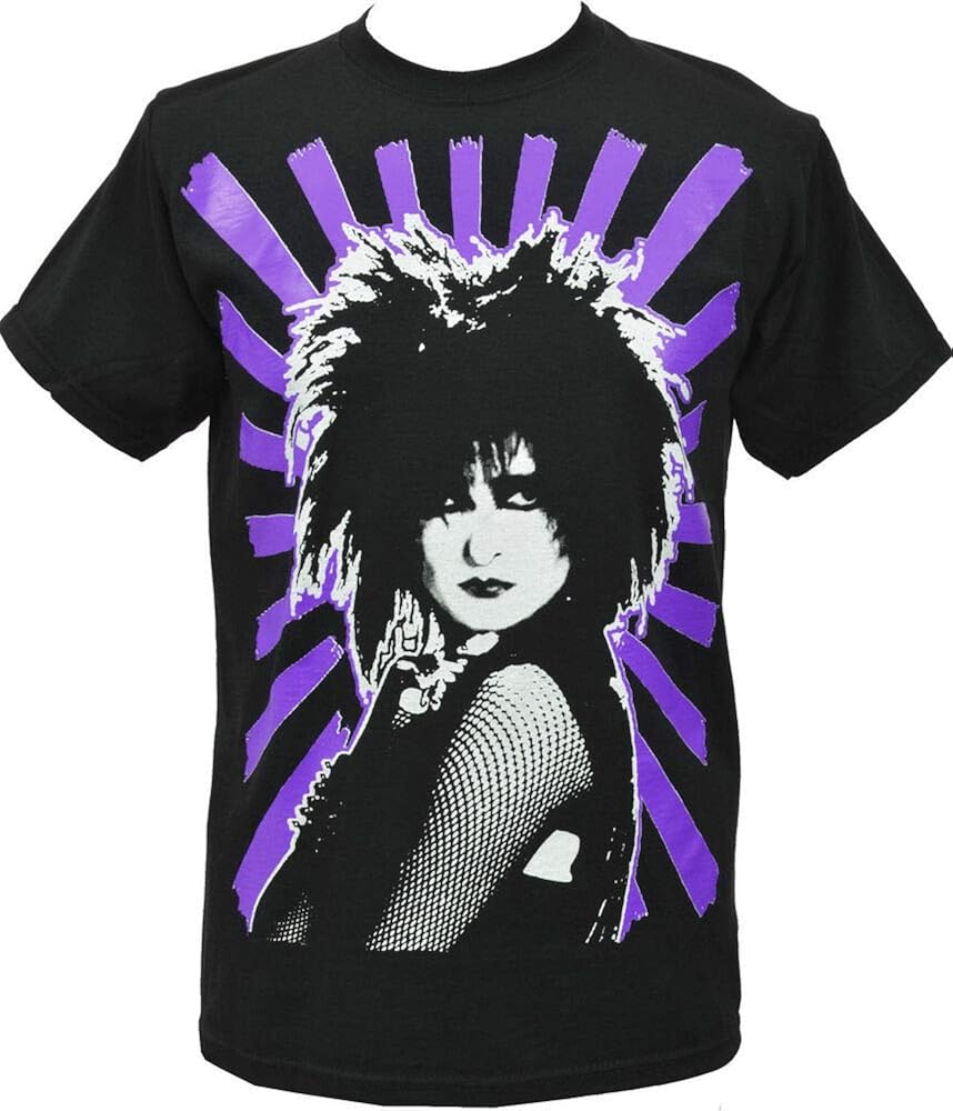 Mens Black TShirt Siouxsie Sioux and The Banshees Post Punk Goth Rock