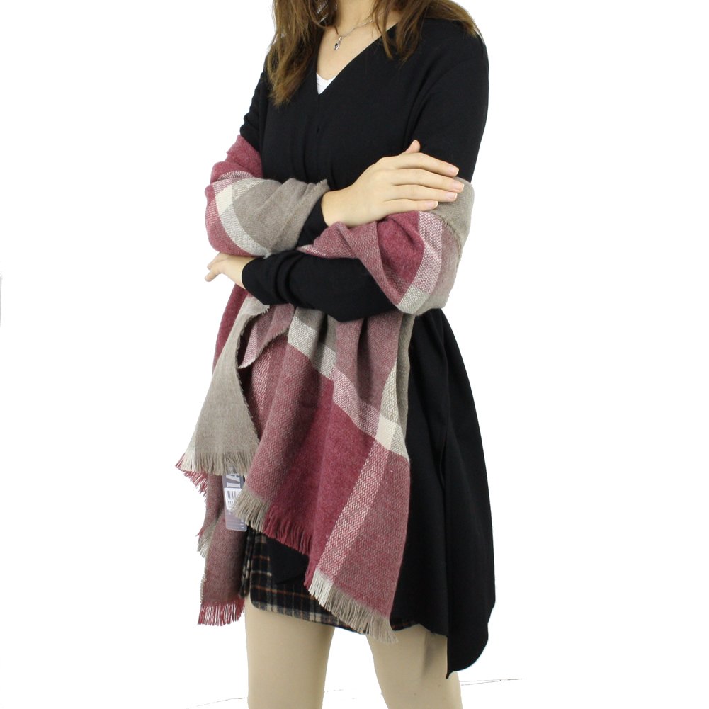 BENANCY Women's Plaid Scarf Long Scarves Warm Tartan Blanket Wrap Shawl BENANCY Women's Plaid Scarf Long Scarves Warm Tartan Blanket Wrap Shawl