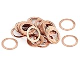 YXQ 22x27x1.5mm Copper Crush Washer Flat Ring Seal