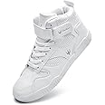KUXIE Shoes Men's High Top Fashion Sneakers Outdoor Casual Sports Shoes Training Leather Shoes Mens Flats